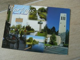 postcard finland varkaus