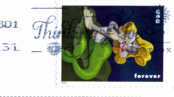 stamp usa from postcrossing