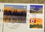 canada stamps with postmark