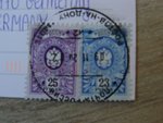 russia stamps with postmark