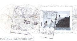 stamp and postmark canada