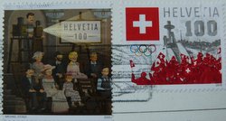 swiss postage stamps