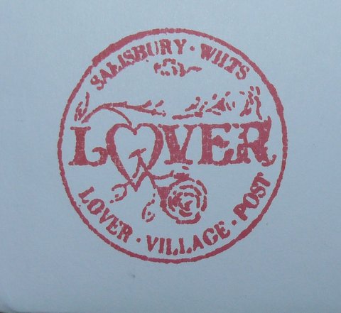 Lover valentine's day postmark