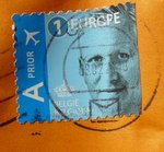 stamp from Belgium