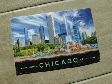 postcard of Chicago