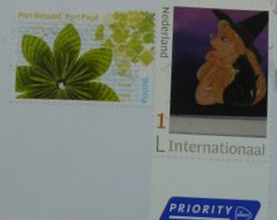 postage stamps netherlands pretty witch