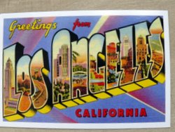 postcard Los Angeles USA