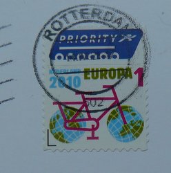 stamp Netherlands 1 euro