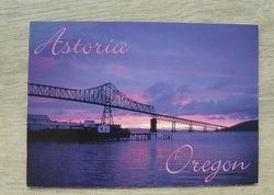 Astoria-Megler Bridge postcard USA