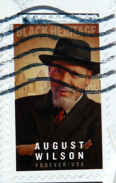 August Wilson playwright U.S. postage stamp