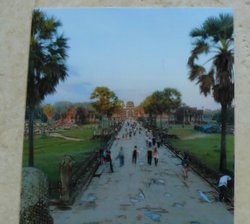 photo postcard angkor wat cambodia