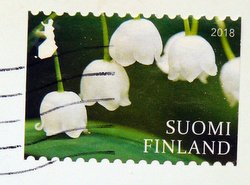 finnish flower stamp 2018