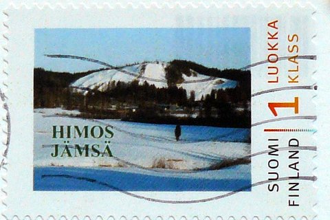 finnish stamp ski resort himos jämsä