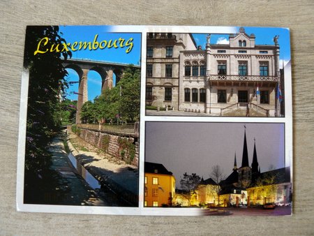 postcard of month month may luxembourg tourist