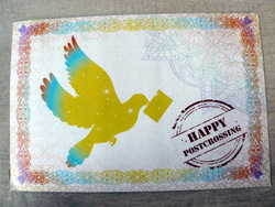 happy postcrossing postcard kazakhstan