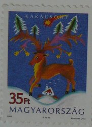 Hungarian postage stamp