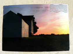 farm postcard USA