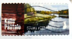 Finnish postage stamp Kalle Päätalo