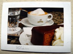 Coffee postcard Vienna