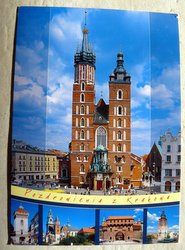 picture postcard from Krakau Poland