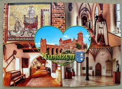 postcard Kwidzyn The castle