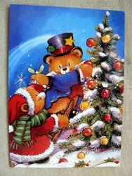 finnish christmas postcard