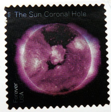 The Sun Coronal Hole postage stamp from USA