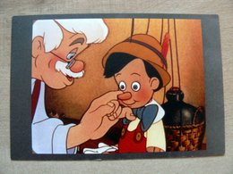 Postcard with Pinocchio drawing