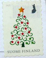 cristmas postage stamp finland