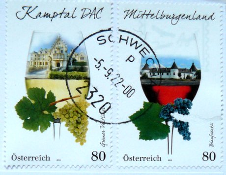 Austrian Wine Postage Stamps