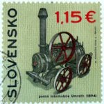 Postage stamp Steam Locomotive from Slovakia
