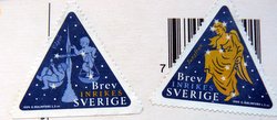 Swedish christmas stamps