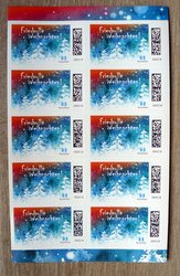 Stamp block Merry Christmas 2022 Germany