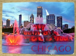 Postcard Chicago Buckingham Fountain