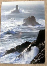 postcard la pointe du raz in France