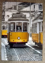 Lisbon Tram postcard