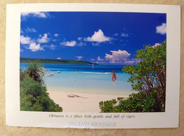 Postcard of Okinawa Beach Japan