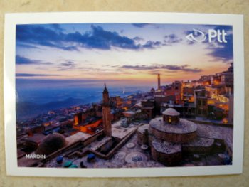 postcard of city Mardin Türkiye